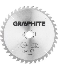 Griešanas disks kokam Graphite 57H686; 255x30 mm