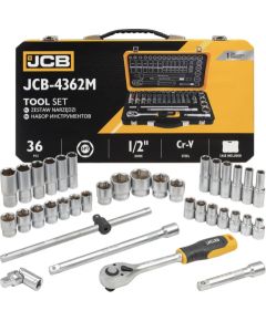 Instrumentu komplekts JCB 4362M; 1/2''; 36 gab.