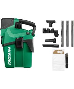Putekļsūcējs Hikoki RP18DLAW4Z; 18 V (bez akumulatora un lādētāja) Industriālie putekļu sūcēji