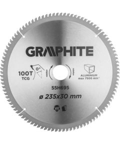Griešanas disks alumīnijam Graphite 55H695; 235x30 mm