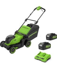 Akumulatora zāles pļāvējs Greenworks MO48L422-01; 2x24 V; 2x4,0 Ah akum.