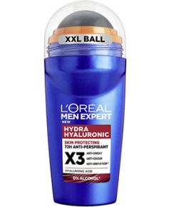L'oreal Men Expert Hydra Hyaluronic 72h Anti-perspirant - Kuličkový antiperspirant 50ml Smaržas - NESAKĀRTOTS