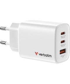 Verbatim Essentials Сетевое зарядное устройство 65W / белый
