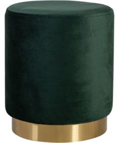 Пуф LA PERLA D35xH42см, материал покрытия: бархатная ткань, цвет: зелёный