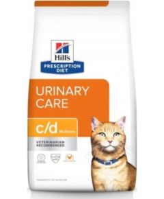 HILL'S PRESCRIPTION DIET Feline c/d Urinary Care Multicare Dry cat food Chicken 8 kg