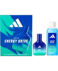 Adidas Vibes Energy Drive Dárková sada EDP 50 ml a sprchový gel 100 ml 50ml