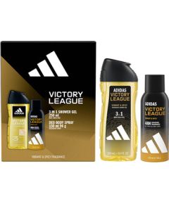 Adidas Victory League Dárková sada Deospray 150 ml a sprchový gel 250 ml 150ml Dāvanu komplekti