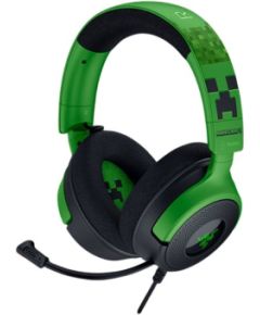 Razer Gaming Headset Kraken V4 X Wired Over-Ear Microphone Minecraft Edition Наушники