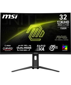 LCD Monitor MSI MAG 321CUPDF 31.5" Gaming/Curved/4K Panel VA 3840x2160 16:9 160 Hz 0.5 ms MAG321CUPDF