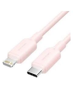 CABLE USB-C TO LIGHTNING/2M PINK LAKPH VENTION Дата USB-кабели
