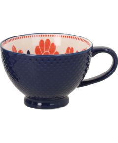 Mug SEREN H7,7cm 355ml, blue/red