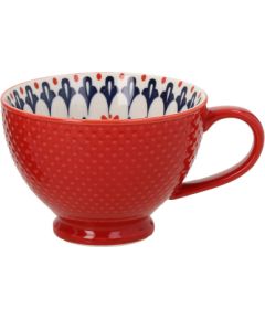 Mug SEREN H7,7cm 355ml, red/blue
