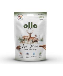 OLLO Air-Dried Game strips - dog treat - 80g