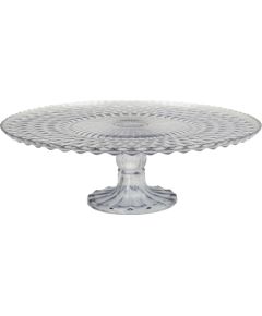Glass platter CAKE PLATE D29xH9cm