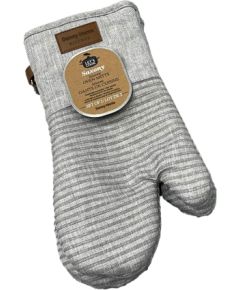 Oven gloves ANNELI 2pcs H31cm, grey