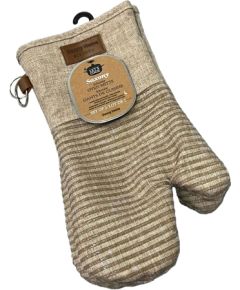 Oven gloves ANNELI 2pcs H31cm, brown