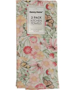 Kitchen towels AIMAI 2pcs 38,1xH63,5cm, floral