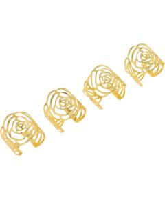 Napkin rings GLAMOR 4pcs, rose