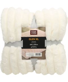 Pleds GLEN XL 200×230 cm, balts