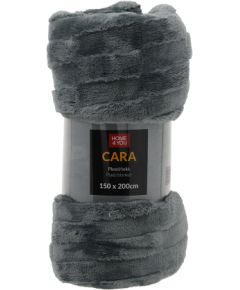 Pleds CARA 150×200 cm, tumši pelēks