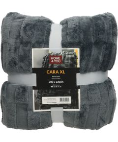 Pleds CARA XL 200×230 cm, tumši pelēks