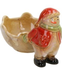 Dekorācija AMY SNOWMAN, 20×13×13 cm Ziemassvētku dekorācijas