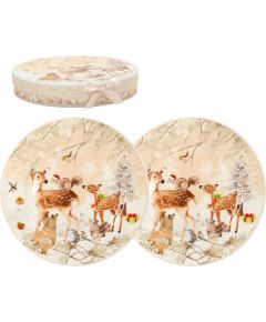 Plates MIA DEER 2pcs D25cm, in gift box