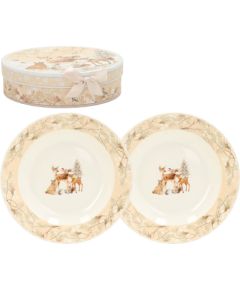 Plates MIA DEER 2pcs D20cm, in a gift box