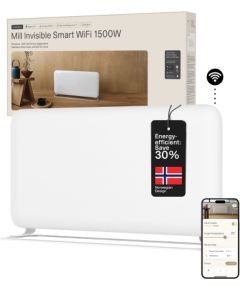 Mill WiFi Panel Heater PA1500WIFI4A Panel Heater 1500 W Suitable for rooms up to 22 m² White IPX4