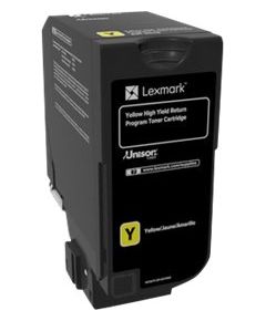 Lexmark Genuine High Capacity Yellow Return Programme 84C2HY0 Toner Cartridge Lexmark Yellow