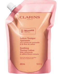 Clarins Soothing Toning Lotion Very Dry or Sensitive Skin Refill - Pleťová voda 400ml Smaržas - NESAKĀRTOTS