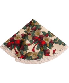 Galdautiņš WINTER FLOWERS D70cm, lentes Mēbeļu piederumi