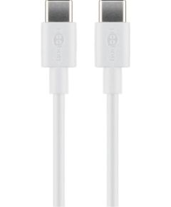 Goobay USB-C,Charging and Sync Cable, 2 m, white Goobay
