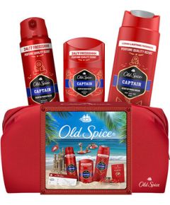Old Spice Captain Set with Cosmetic Bag - Dárková sada s kosmetickou taškou Smaržas - NESAKĀRTOTS