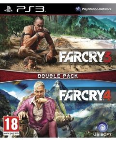 Far Cry 3 + Far Cry 4 Double Pack Playstation 3 (PS3) video spēle Игры для PS4 