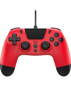 Gioteck VX4 Premium Wired Controller - Red (PS4, PC) spēļu pults ar vadu Spēļu kontrolieri