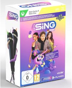 XSX Lets Sing 2024 + 2 Mics Xbox Series X video spēle Игры для Xbox