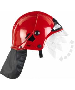 Klein Hełm strażacki czerwony z szybką