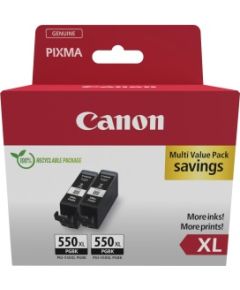 Canon PGI-550XL PGBK (6431B010) Ink Cartridge Multipack, Black