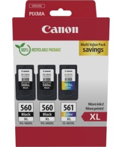 Canon PG-560XL/CL-561XL (3712C009) Ink Cartridge Multipack, BK/CMY
