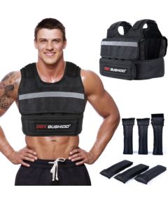 Svaru treniņu veste ar 12 ieliktņiem (tukša) Жилеты и сумки для тяжелых условий 