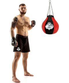 15 kg - SK15 Boksa bumbieris - melns - sarkans - RED Боксерская экипировка