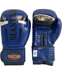 MASTERS RPU-FT boksa cimdi (WAKO apstiprināti) - niebieski Boksa inventārs