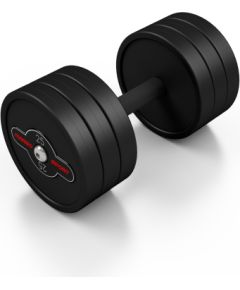 Gumijota hantele 1 gab. 25 kg black - Marbo Sport Hanteles  un  komplekti 