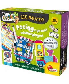 Lisciani Zestaw carotina - pociąg z grami Galda spēles