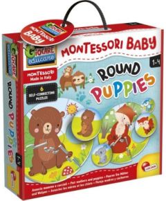 Lisciani Gra logiczna montessori - okrągłe puzzle Galda spēles