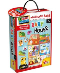 Lisciani Gra edukacyjna montessori baby house Galda spēles