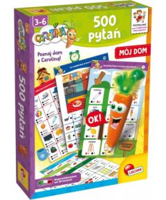 Lisciani Gra carotina 500 pytań - mój dom Galda spēles
