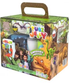 Tuban Zestaw tubi jelly 6 kolorów + małe akwarium - dinozaury