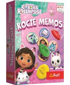 Trefl Gra kocie memos koci domek gabi Galda spēles